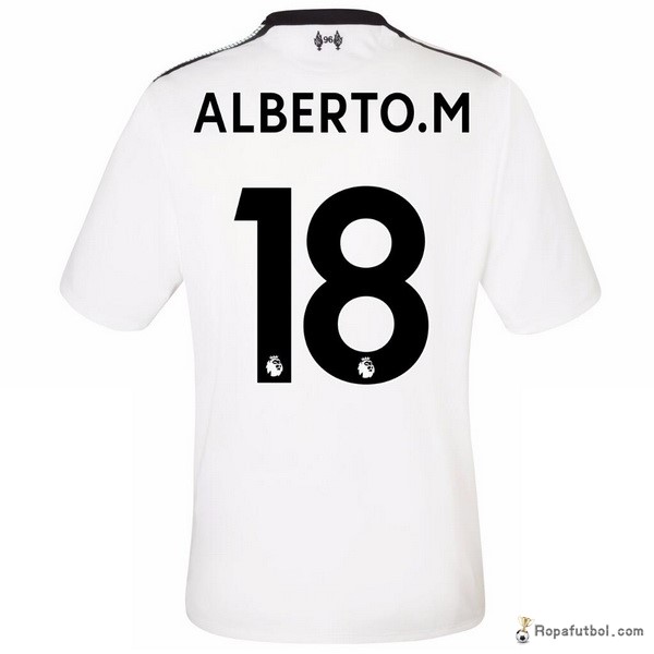 Camiseta Liverpool Replica Segunda Ropa Alberto.M 2017/18
